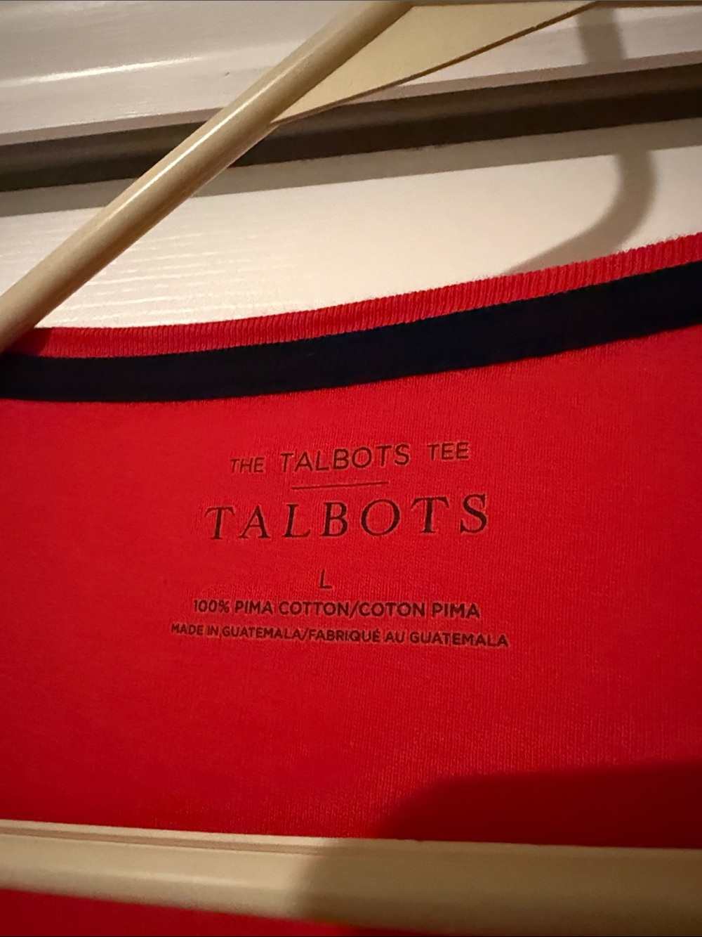 Talbots Red Tee - Picture 2 of 3